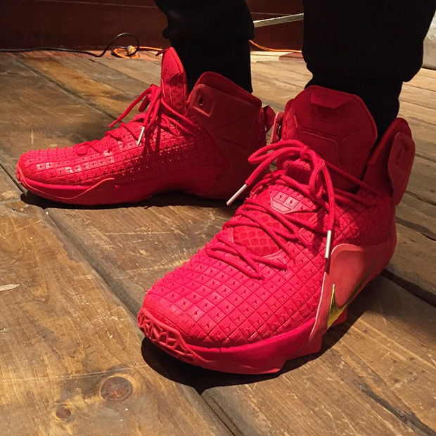 Nike Lebron 12 Red October Pe 1