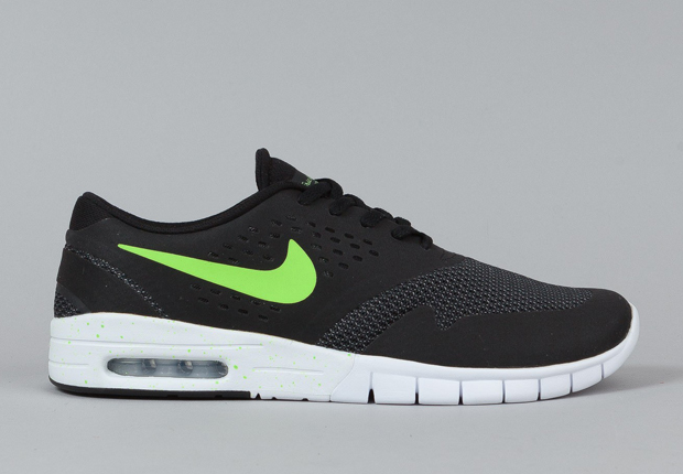 Nike Sb Eric Koston 2 Max Black Flash Lime White 1