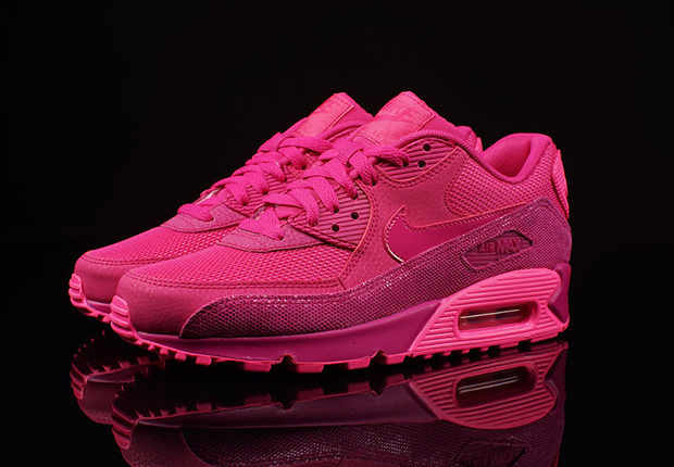 Nike Womens Air Max 90 Premium "Fireberry"