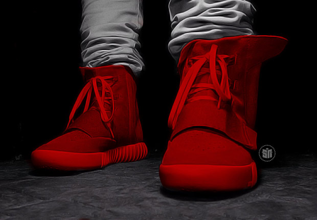 Red Adidas Yeezy