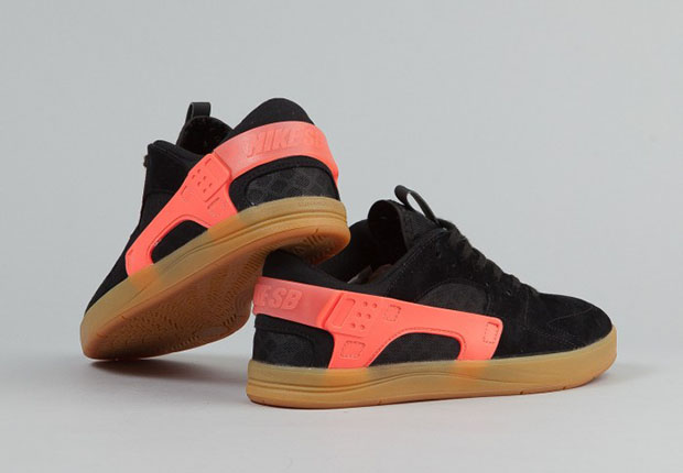 Nike Sb Eric Koston Huarache Black Hot Lava Gum 4