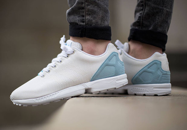 adidas Originals ZX Flux Weave – Off White – Blush Blue