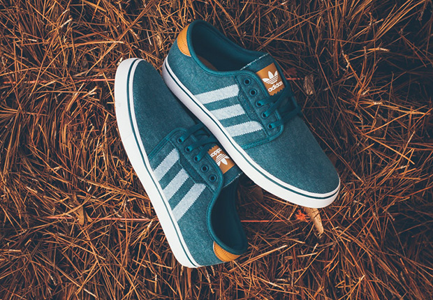 Adidas Skateboarding Seeley Blue Canvas Mesa 2