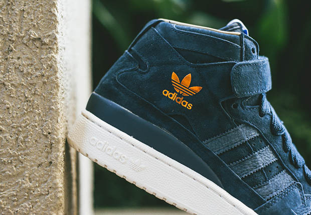 Adidas Forum Mid Navy Suede 3