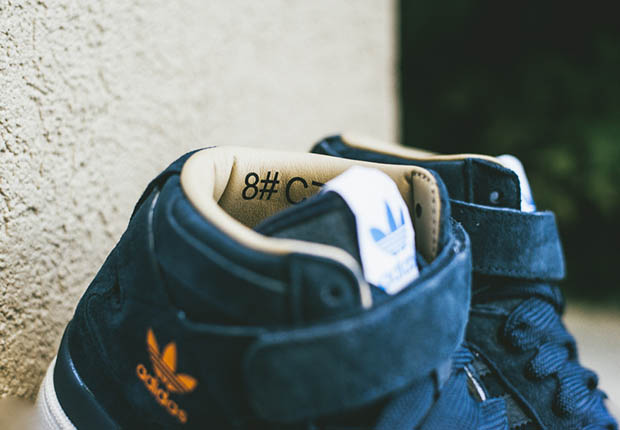 Adidas Forum Mid Navy Suede 4