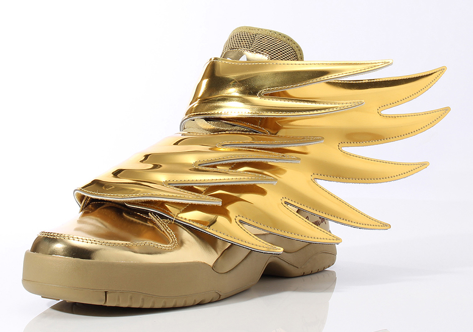 Adidas Jeremey Scott Wings 3 Gold 1