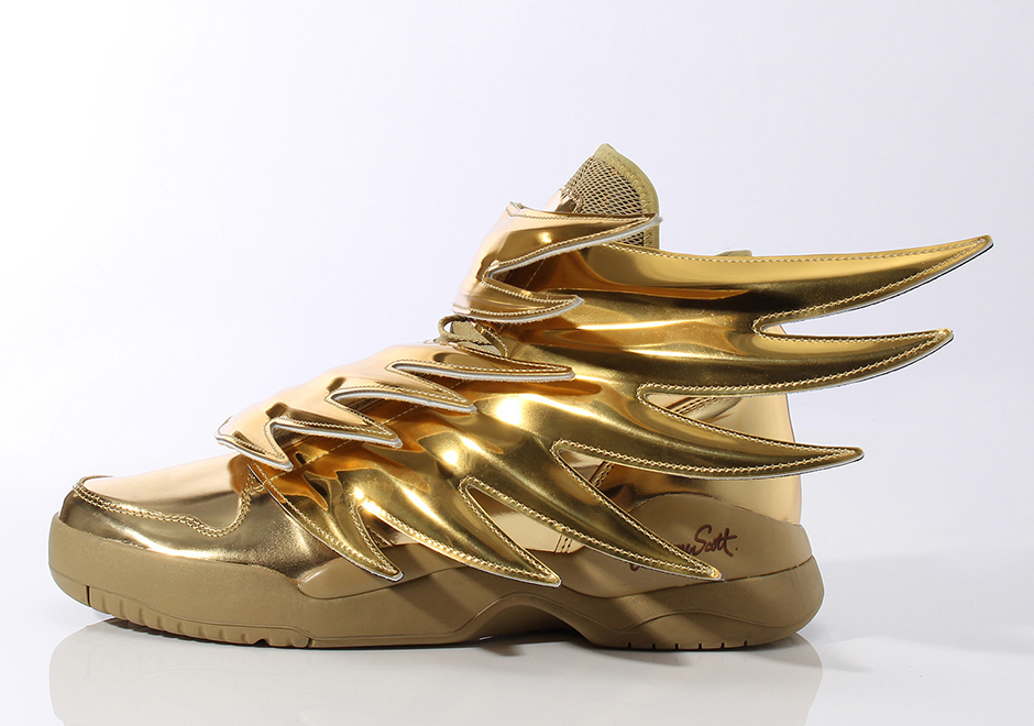 Adidas Jeremey Scott Wings 3 Gold 2