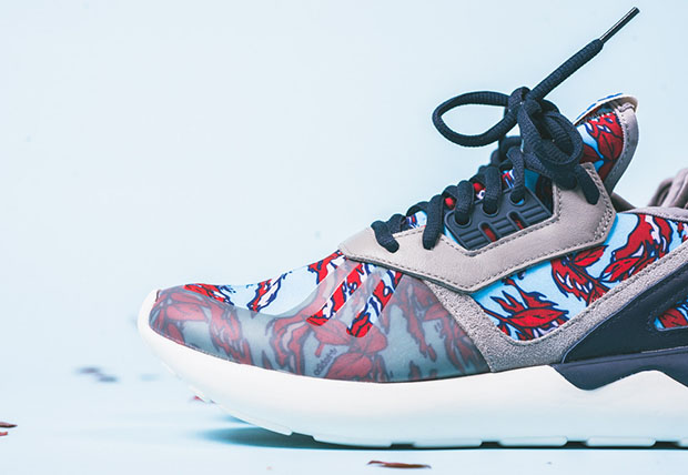 Adidas Tubular Red Seaweed Camo 3