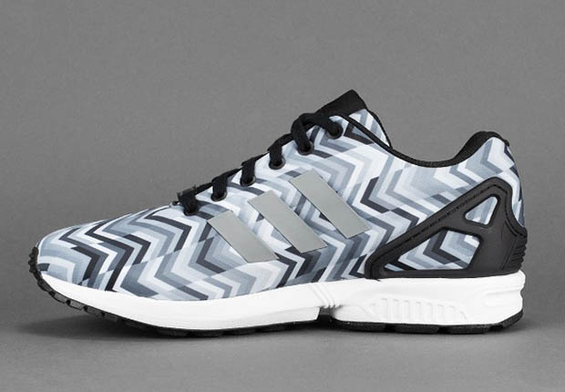 Adidas Zx Flux Grey Chevron 2