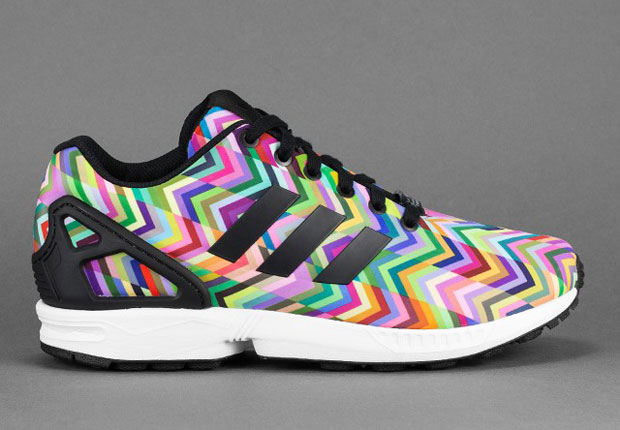 Sleek Chevron Prints on the adidas ZX Flux