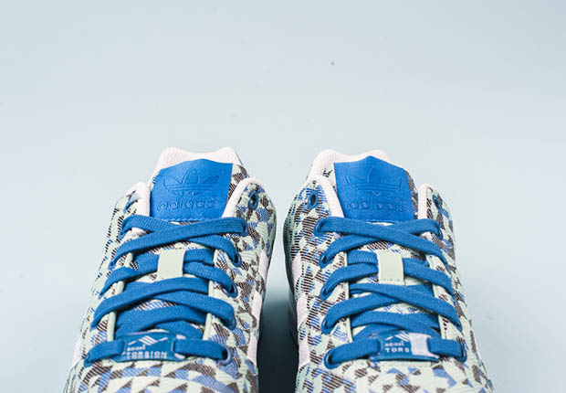 Adidas Zx Flux Weave Ocean Blue 5