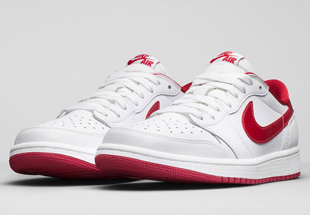 Air Jordan 1 Low Retro Og White Varsity Red 1