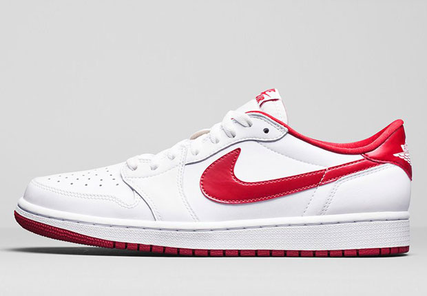 Air Jordan 1 Low Retro Og White Varsity Red 2