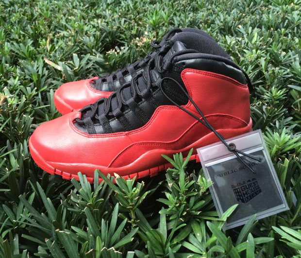 Air Jordan 10 Public School Red Bull 1