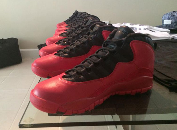 Air Jordan 10 Public School Red Bull 6