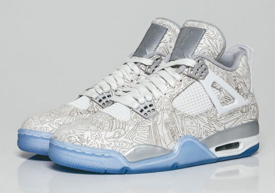 The Air Jordan 4 “Laser” Releases Worldwide Tomorrow