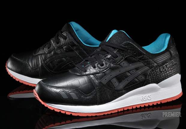 Asics Gel Lyte III "Miami Vice" Available in Black