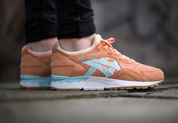 Asics Gel Lyte V Coral Reef On Foot 2