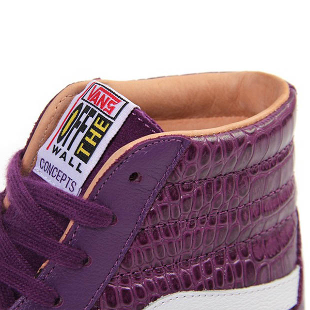 Concepts Vans Sk8 Hi Purple Croc 2