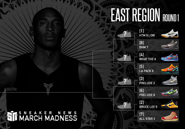 Sneaker News March Madness Nike Kobe: Round 1 - East