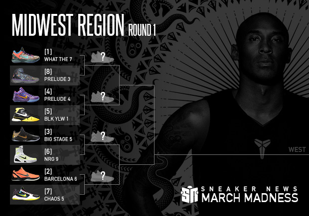 Sneaker News March Madness Nike Kobe: Round 1 - Midwest