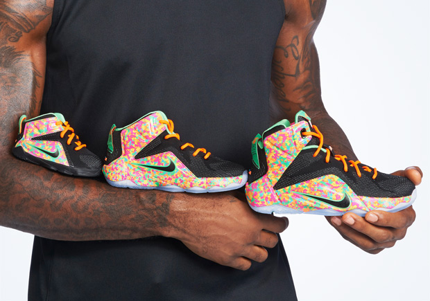 Lebron 12 Fruity Pebble New Release Date