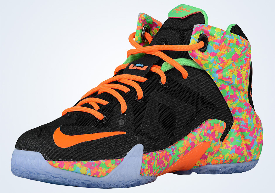 Lebron 12 Fruity Pebbles 1