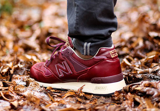 New Balance 577 Made In England Red Leather 3