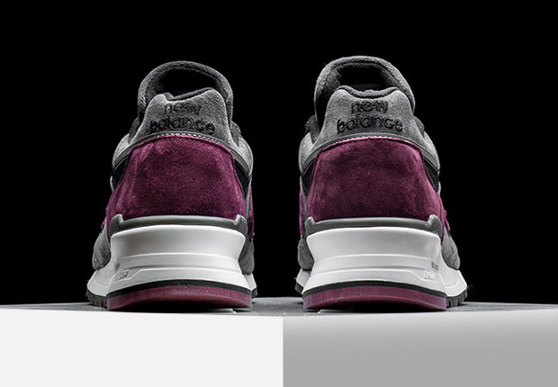 New Balance 997 Connoisseur Guitar Grey Burgundy 4