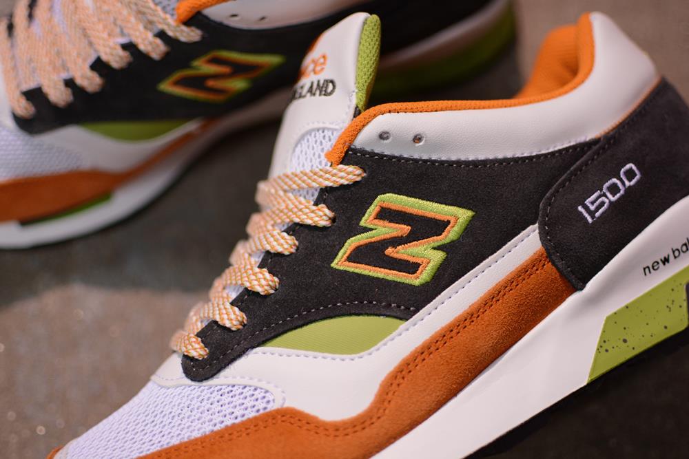 New Balance M1500 White Orange Green 04