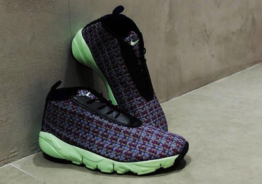 Nike Air Footscape Desert Chukka – Burgundy – Navy – Lime