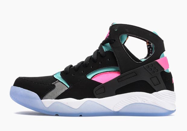 Nike Air Flight Huarache - Black - Pink - Light Retro