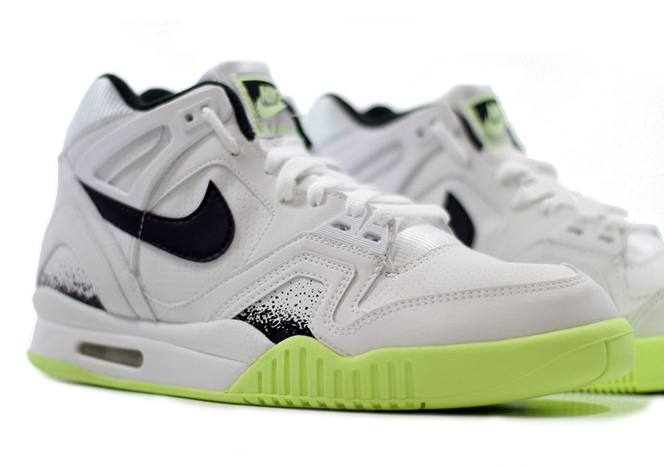 Nike Air Tech Challenge Ii White Black Lime 4