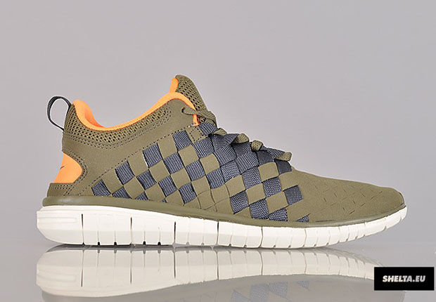 Nike Free Og 14 Woven Olive Bright Citrus Unftd 2