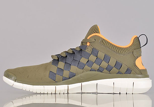 Nike Free Og 14 Woven Olive Bright Citrus Unftd 3