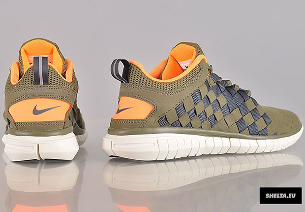 Nike Free Og 14 Woven Olive Bright Citrus Unftd 4