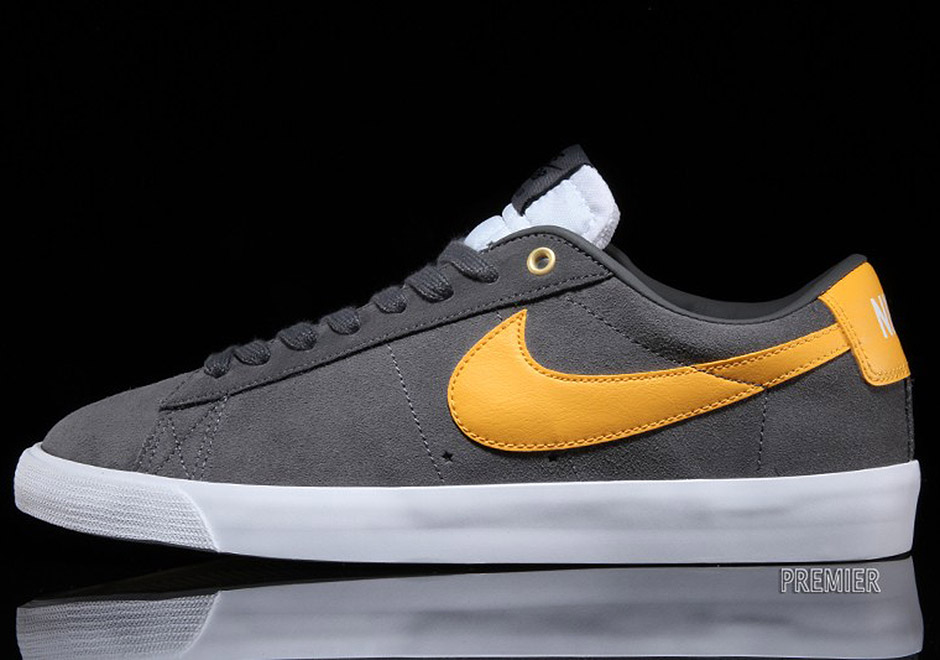 Nike Sb Blazer Gt Grey Gold