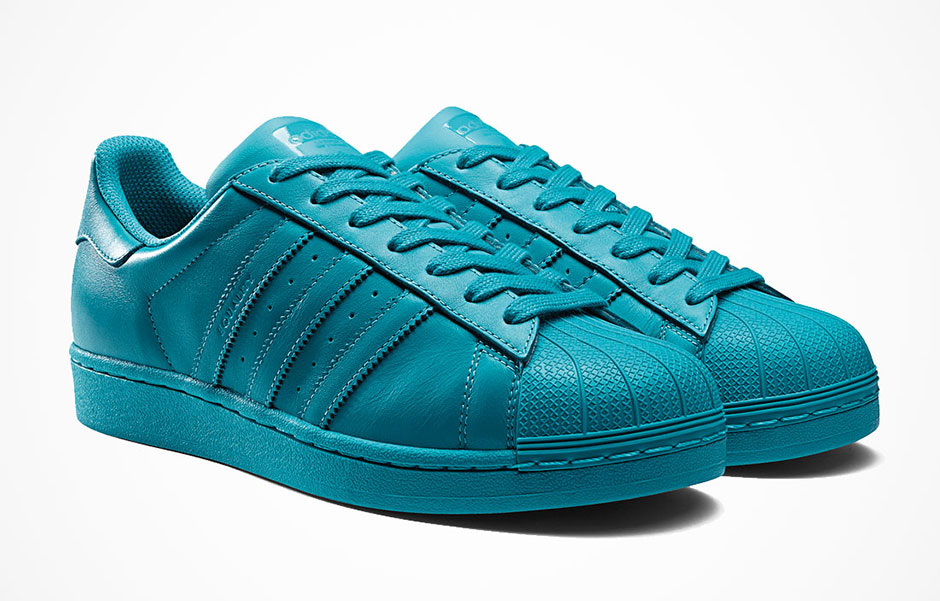 Pharrell Adidas Supercolor Sky Hunter Dark Turquoise 2