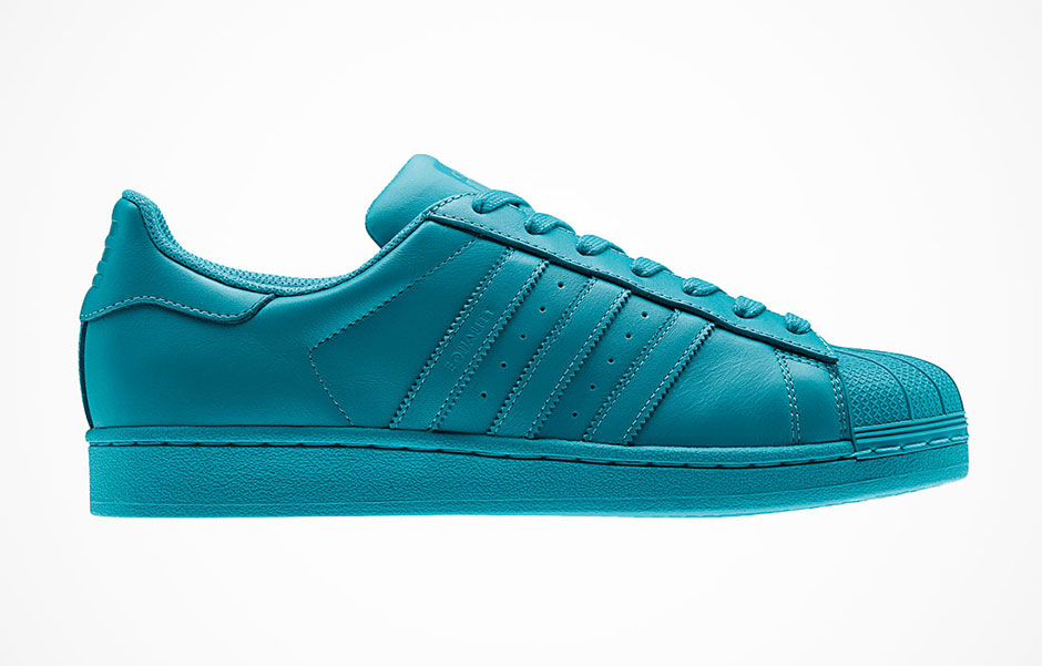 Pharrell Adidas Supercolor Sky Hunter Dark Turquoise 3