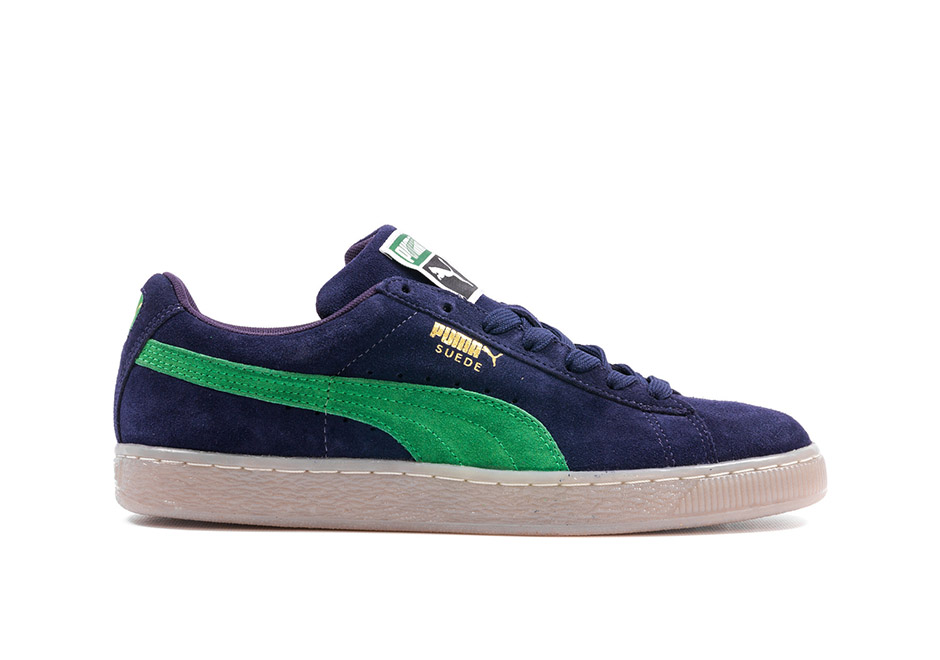 Puma Suede Peacoat Fern Green