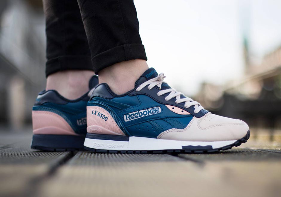 Reebok Lx 8500 Moon White Navy Coral Glow 2