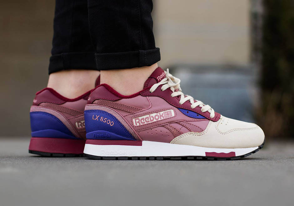 Reebok Lx 8500 Paper White Wine Purple 1