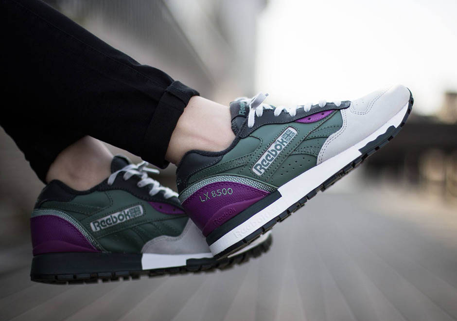 Reebok Lx 8500 Steel Silver Green Gravel 1