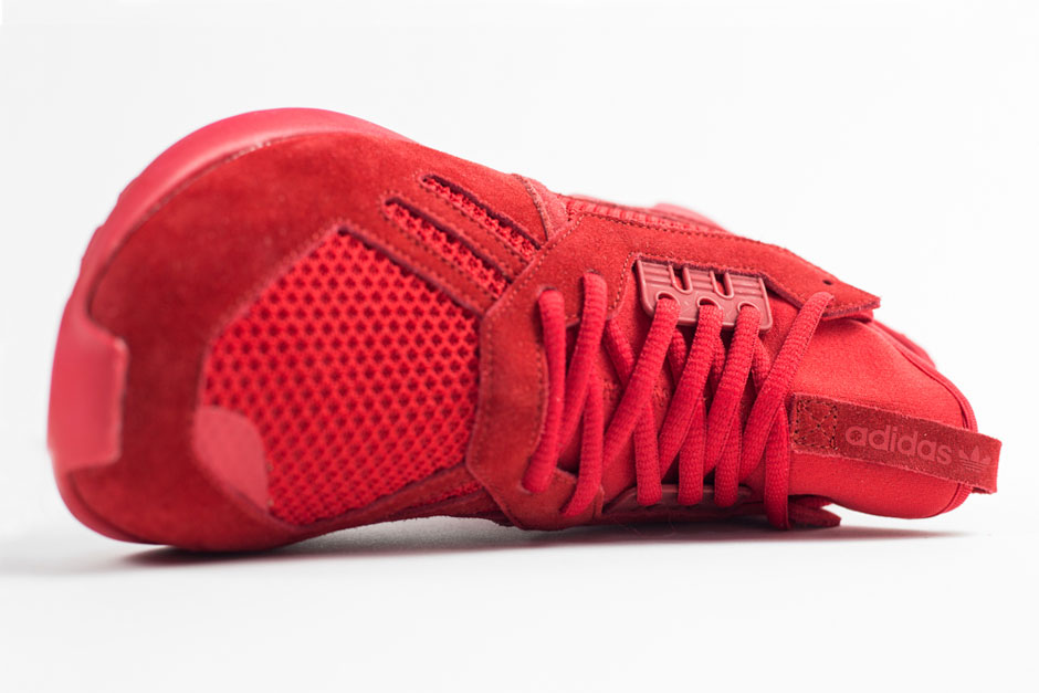 The adidas Originals Tubular Goes All-Red