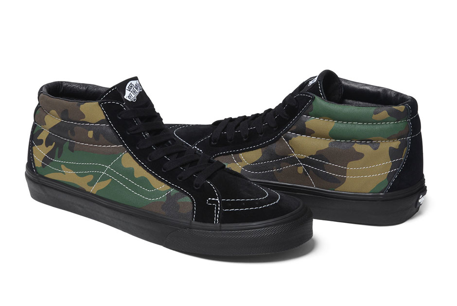 Supreme Vans Sk8 Mid Camo