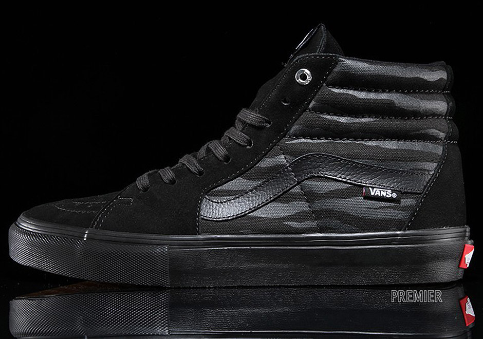 Vans Sk8 Hi Pro Black Tiger Stripe