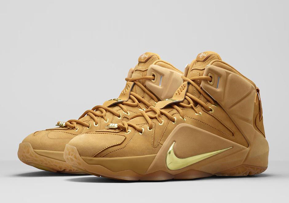 Wheat Lebron 12 Shoes 1