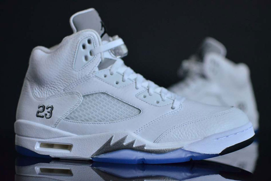 Air Jordan 5 "White/Metallic" Releasing in April