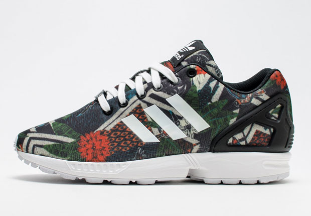 Adidas Zx Flux Womens Floral Geometric Print 1