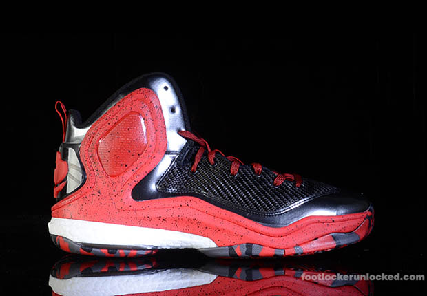 Adidas D Rose 5 Playoffs Black Red 5